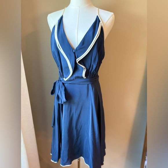 Anthropologie Gull Wing Dress by Girls from Savoy - 100% silk - Picture 1 of 4